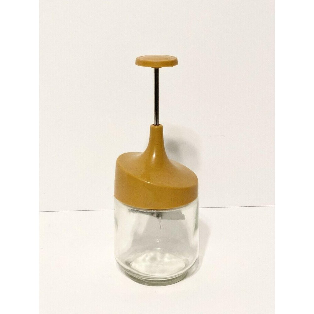 Vintage Gold Gemco Food / Nut Chopper 2 Cup Glass